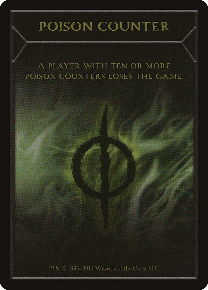 Poison Counter [New Phyrexia Tokens] MTG Single Magic: The Gathering | Red Claw Gaming