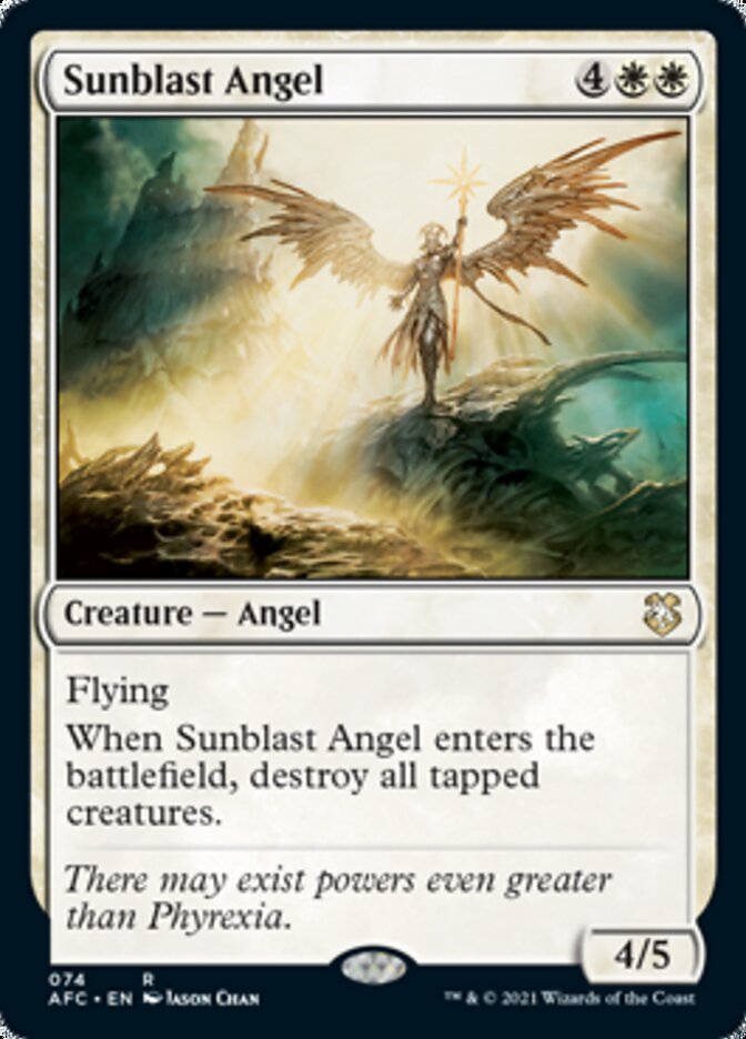 Sunblast Angel [Dungeons & Dragons: Adventures in the Forgotten Realms Commander] MTG Single Magic: The Gathering | Red Claw Gaming