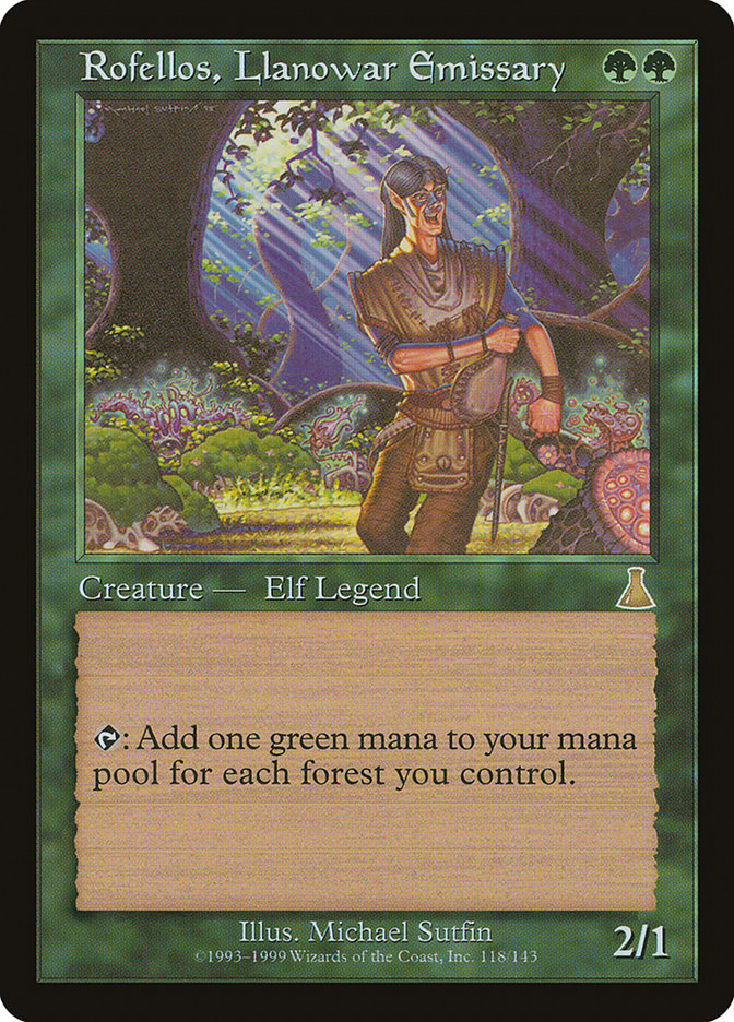 Rofellos, Llanowar Emissary [Urza's Destiny] MTG Single Magic: The Gathering | Red Claw Gaming