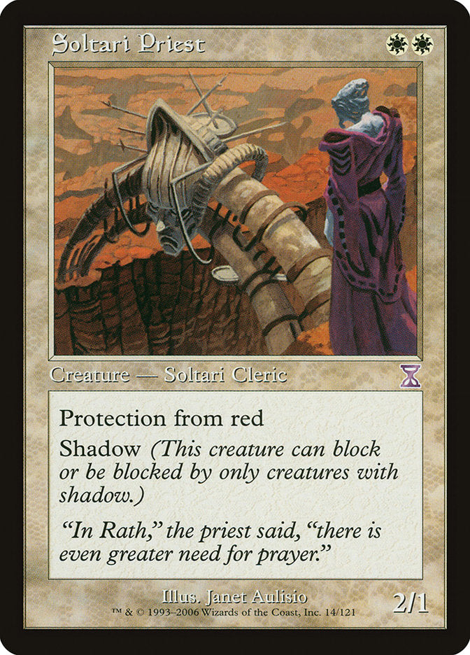 Soltari Priest [Time Spiral Timeshifted] MTG Single Magic: The Gathering | Red Claw Gaming