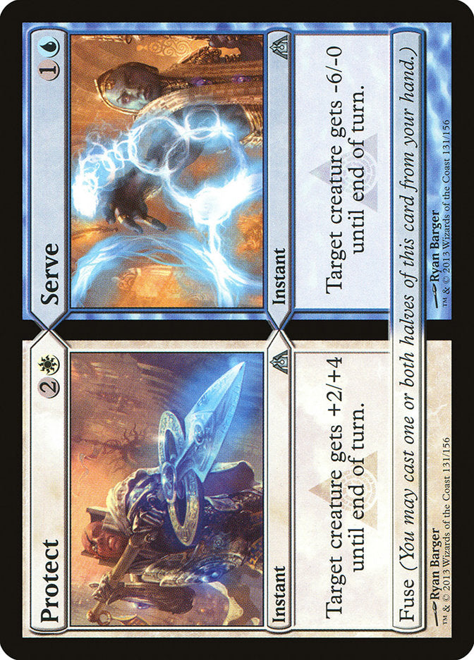 Protect // Serve [Dragon's Maze] MTG Single Magic: The Gathering | Red Claw Gaming