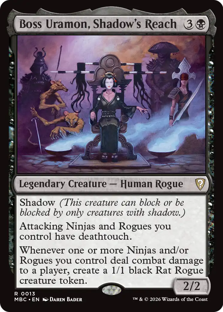 Boss Uramon, Shadow's Reach [Mystery Booster: Commander Edition] | Red Claw Gaming