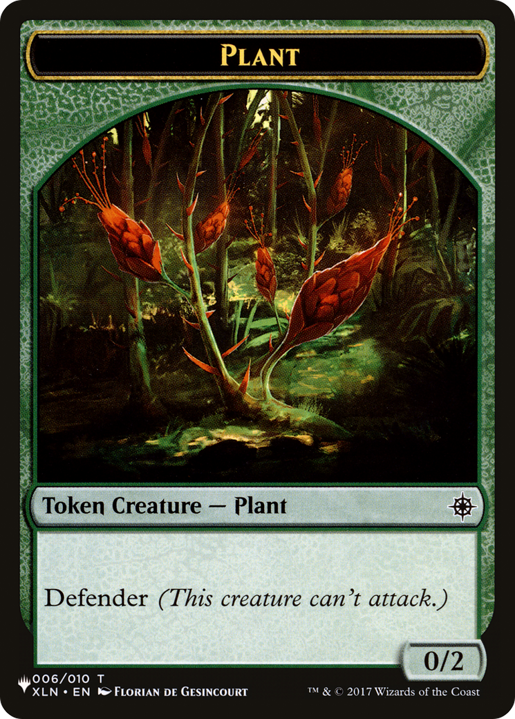 Food // Plant Double-Sided Token [The List] MTG Single Magic: The Gathering | Red Claw Gaming