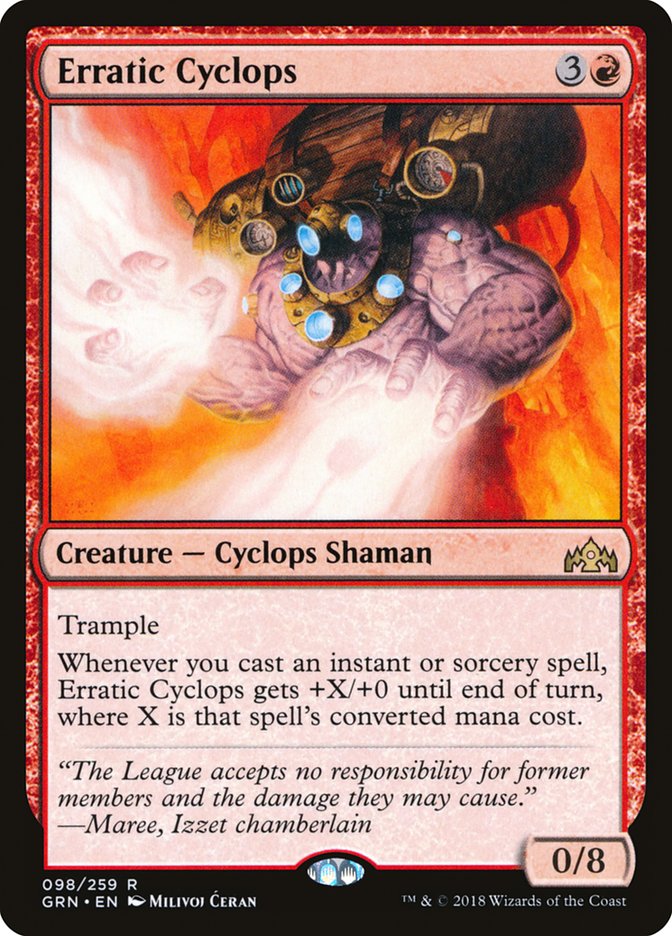 Erratic Cyclops [Guilds of Ravnica] MTG Single Magic: The Gathering | Red Claw Gaming