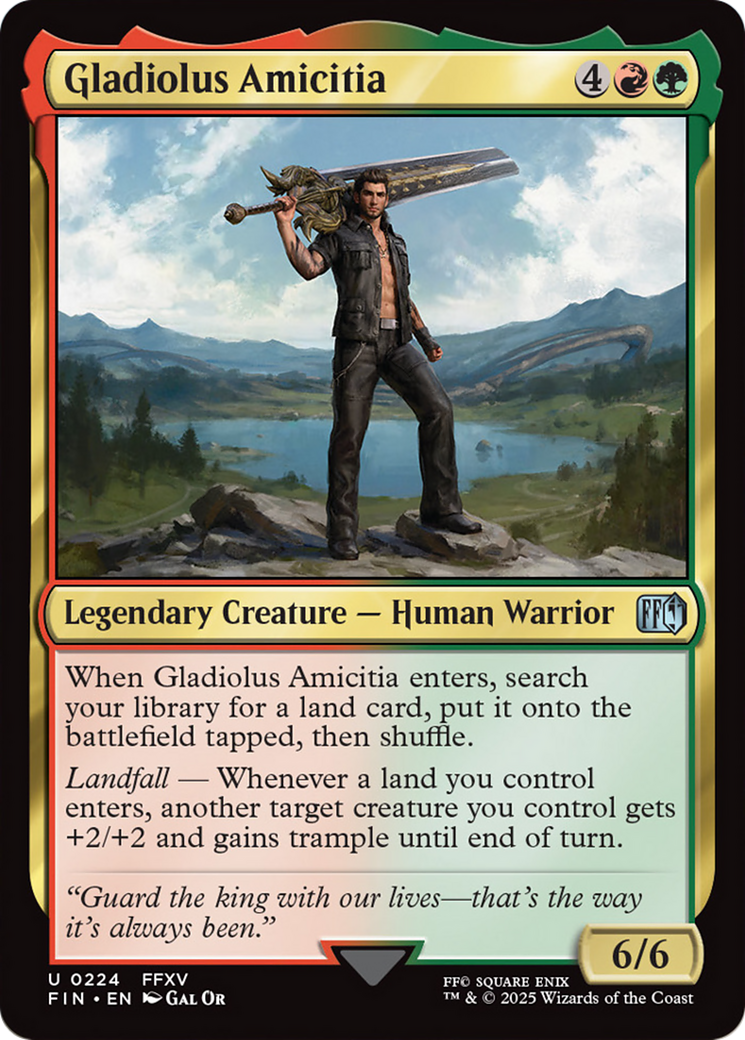 Gladiolus Amicitia [FINAL FANTASY] MTG Single Magic: The Gathering | Red Claw Gaming