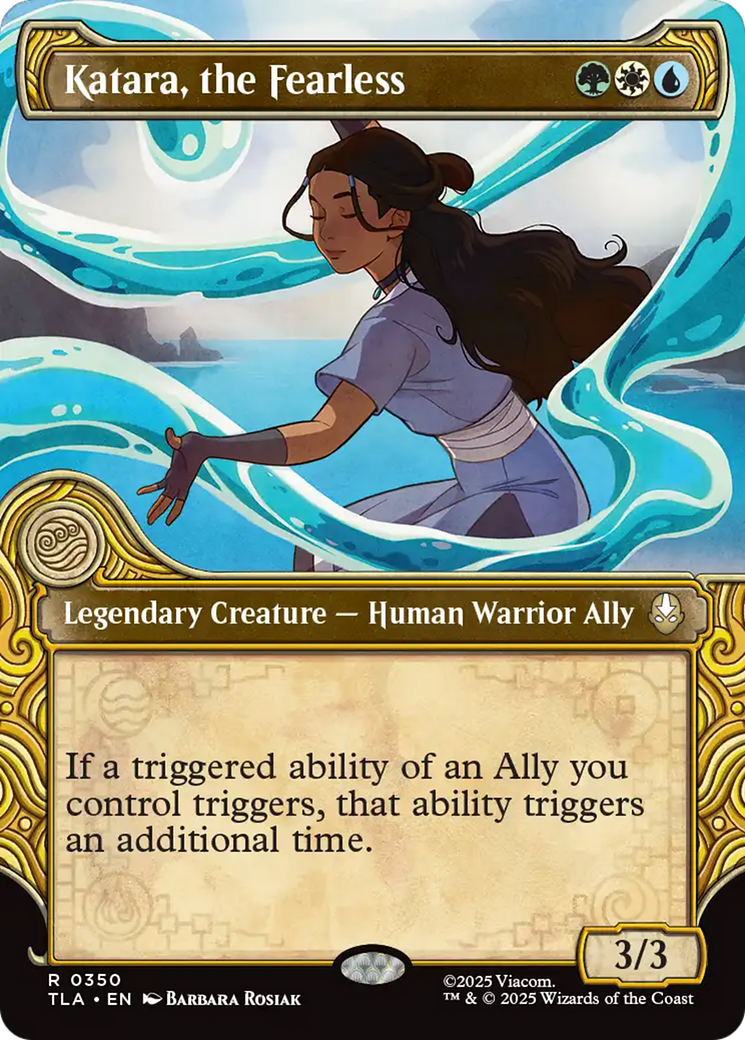 Katara, the Fearless (Showcase) [Avatar: The Last Airbender] MTG Single Magic: The Gathering | Red Claw Gaming
