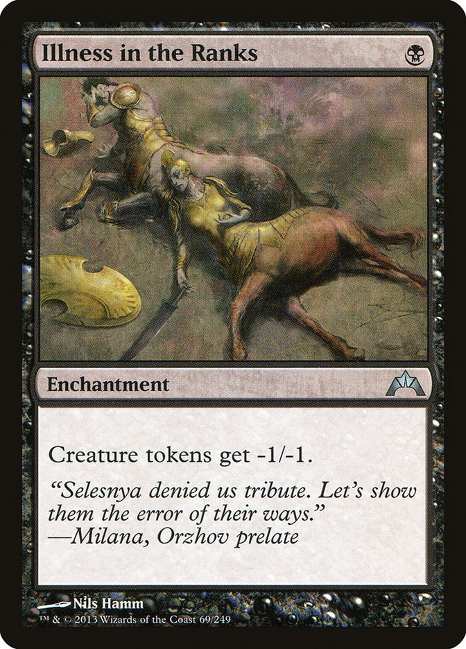 Illness in the Ranks [Gatecrash] MTG Single Magic: The Gathering | Red Claw Gaming