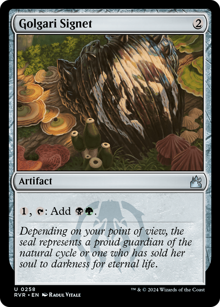 Golgari Signet [Ravnica Remastered] MTG Single Magic: The Gathering | Red Claw Gaming