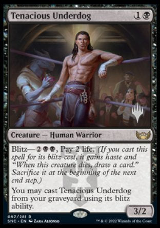 Tenacious Underdog (Promo Pack) [Streets of New Capenna Promos] MTG Single Magic: The Gathering | Red Claw Gaming