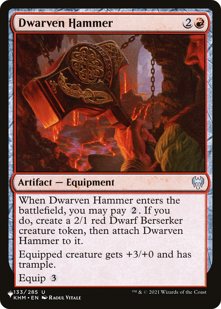 Dwarven Hammer [The List] MTG Single Magic: The Gathering | Red Claw Gaming