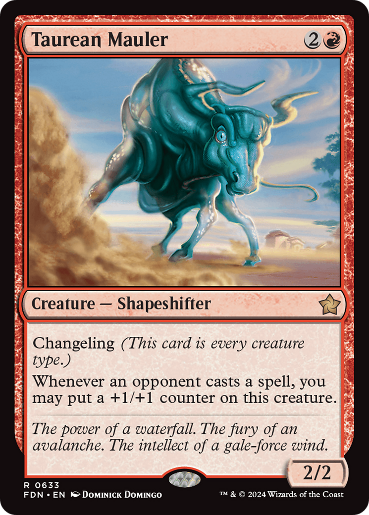 Taurean Mauler [Foundations] MTG Single Magic: The Gathering | Red Claw Gaming