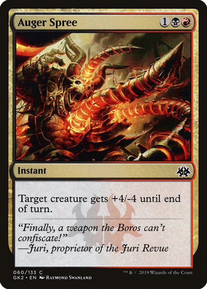 Auger Spree [Ravnica Allegiance Guild Kit] MTG Single Magic: The Gathering | Red Claw Gaming
