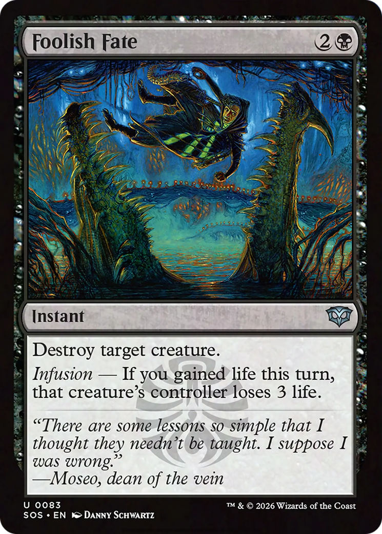 Foolish Fate [Secrets of Strixhaven] MTG Single Magic: The Gathering | Red Claw Gaming