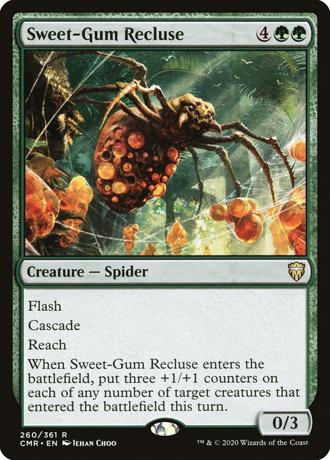Sweet-Gum Recluse [Commander Legends] MTG Single Magic: The Gathering | Red Claw Gaming
