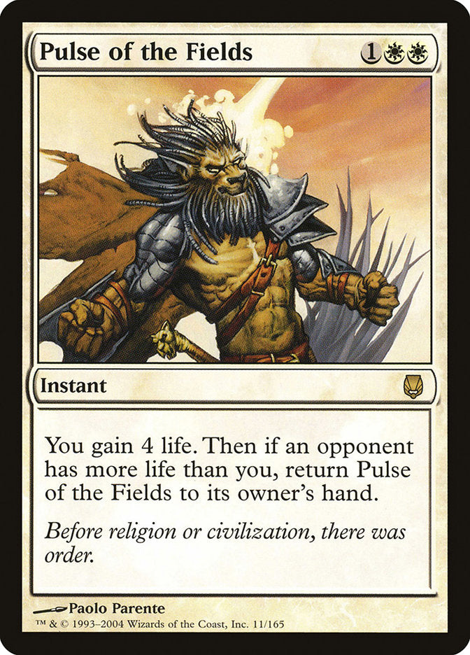 Pulse of the Fields [Darksteel] MTG Single Magic: The Gathering | Red Claw Gaming