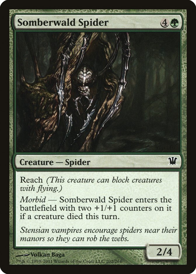Somberwald Spider [Innistrad] MTG Single Magic: The Gathering | Red Claw Gaming