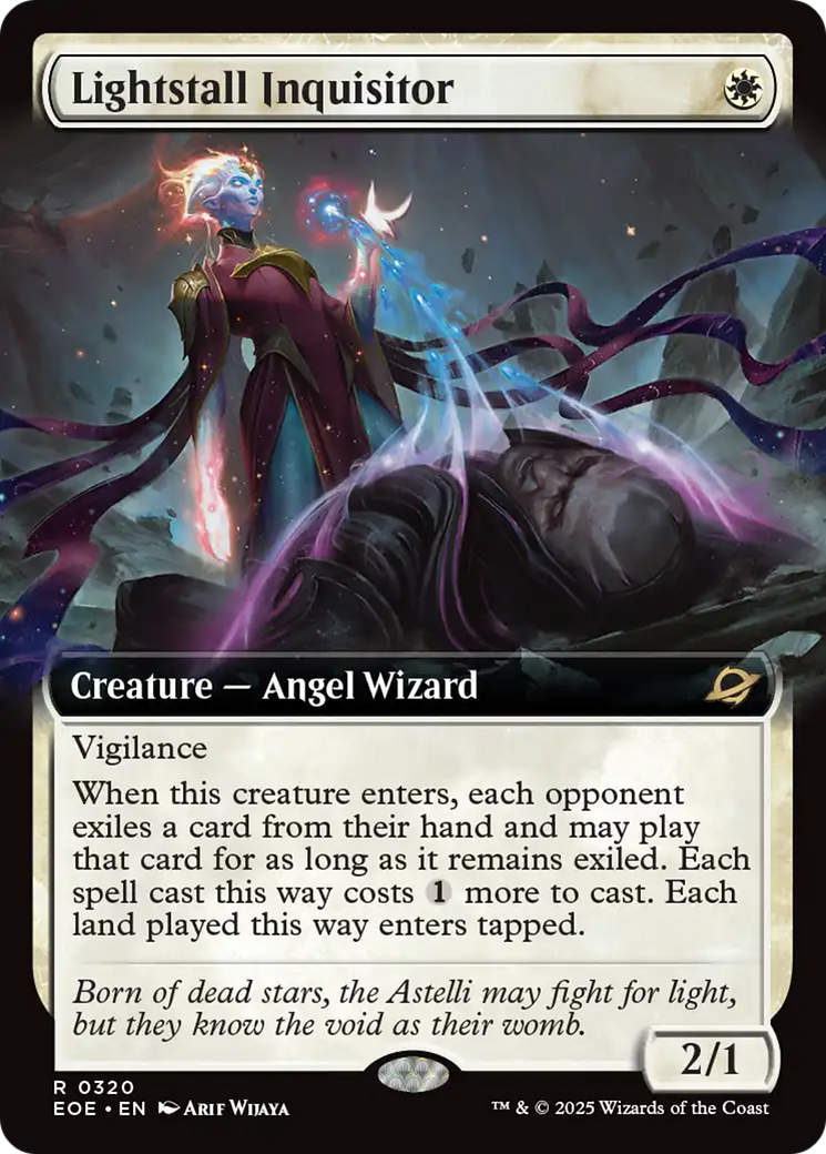 Lightstall Inquisitor (Extended Art) [Edge of Eternities] MTG Single Magic: The Gathering | Red Claw Gaming