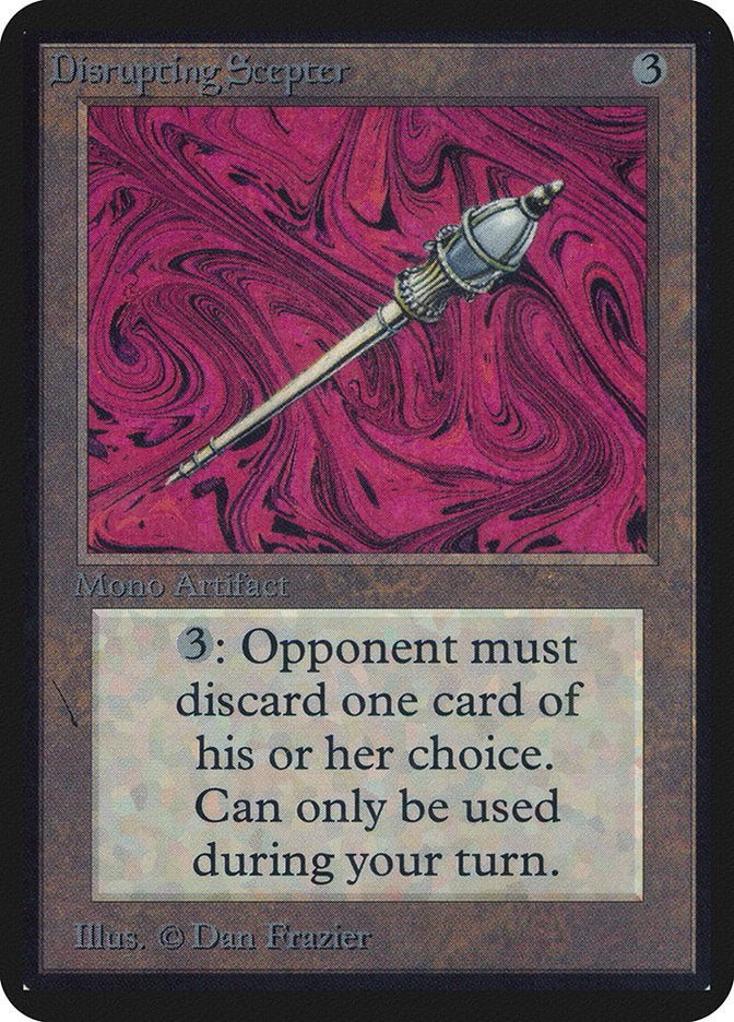 Disrupting Scepter [Alpha Edition] MTG Single Magic: The Gathering | Red Claw Gaming