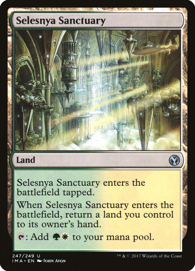 Selesnya Sanctuary [Iconic Masters] MTG Single Magic: The Gathering | Red Claw Gaming