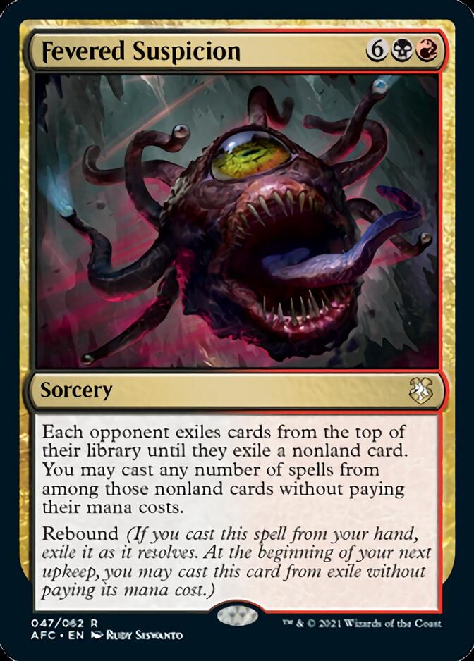 Fevered Suspicion [Dungeons & Dragons: Adventures in the Forgotten Realms Commander] MTG Single Magic: The Gathering | Red Claw Gaming