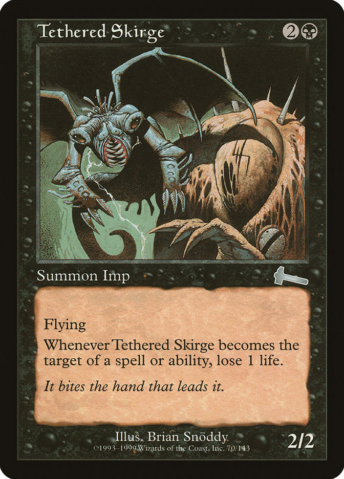 Tethered Skirge [Urza's Legacy] MTG Single Magic: The Gathering | Red Claw Gaming