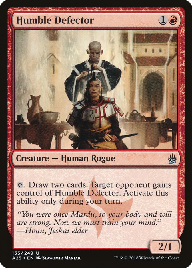 Humble Defector [Masters 25] MTG Single Magic: The Gathering | Red Claw Gaming