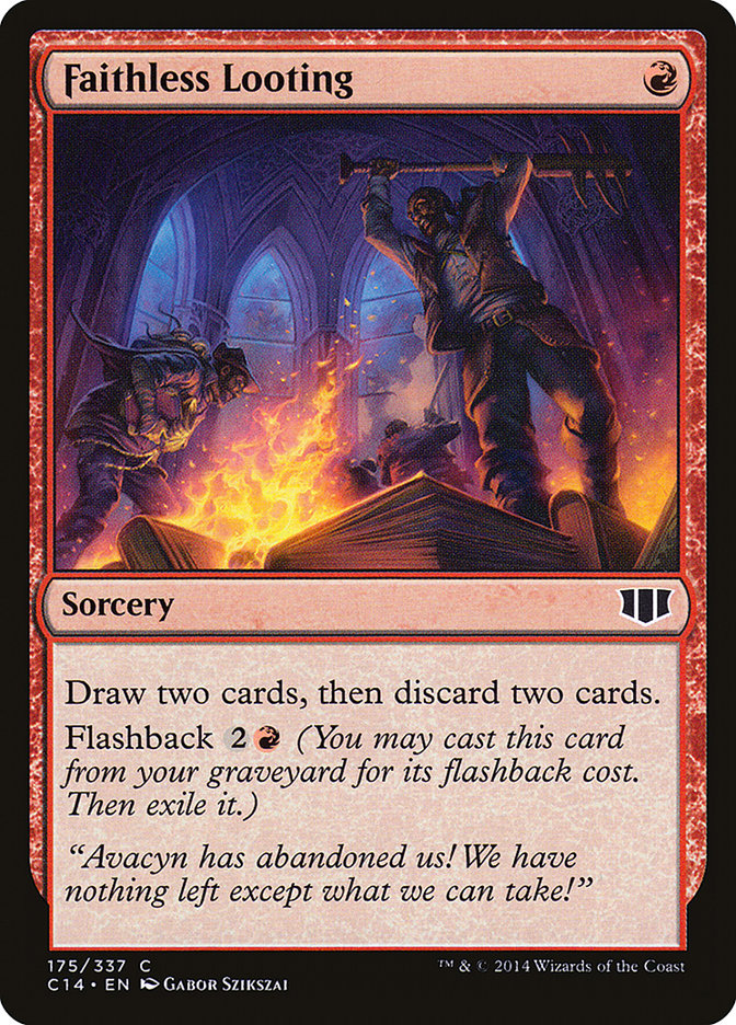 Faithless Looting [Commander 2014] MTG Single Magic: The Gathering | Red Claw Gaming