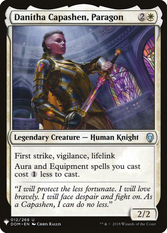 Danitha Capashen, Paragon [Mystery Booster] MTG Single Magic: The Gathering | Red Claw Gaming
