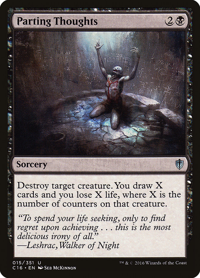Parting Thoughts [Commander 2016] MTG Single Magic: The Gathering | Red Claw Gaming