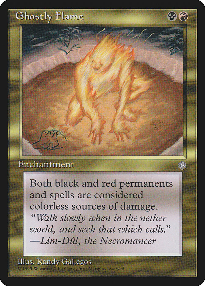 Ghostly Flame [Ice Age] MTG Single Magic: The Gathering | Red Claw Gaming