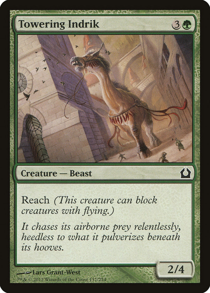 Towering Indrik [Return to Ravnica] MTG Single Magic: The Gathering | Red Claw Gaming