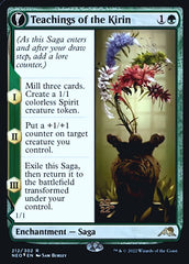 Teachings of the Kirin // Kirin-Touched Orochi [Kamigawa: Neon Dynasty Prerelease Promos] MTG Single Magic: The Gathering | Red Claw Gaming