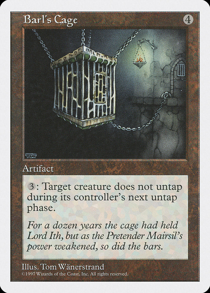 Barl's Cage [Fifth Edition] MTG Single Magic: The Gathering | Red Claw Gaming