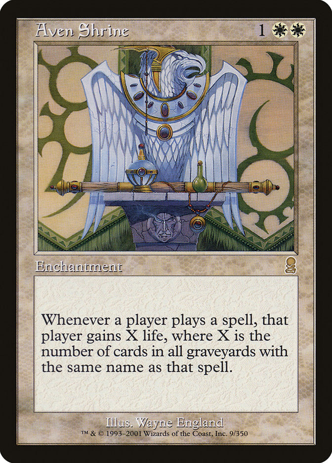 Aven Shrine [Odyssey] MTG Single Magic: The Gathering | Red Claw Gaming