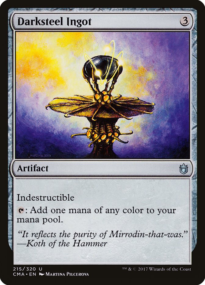 Darksteel Ingot [Commander Anthology] MTG Single Magic: The Gathering | Red Claw Gaming
