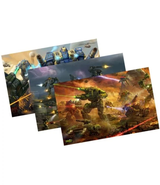 BATTLETECH SUPPERSIZED POSTER SET Battletech Catalyst | Red Claw Gaming