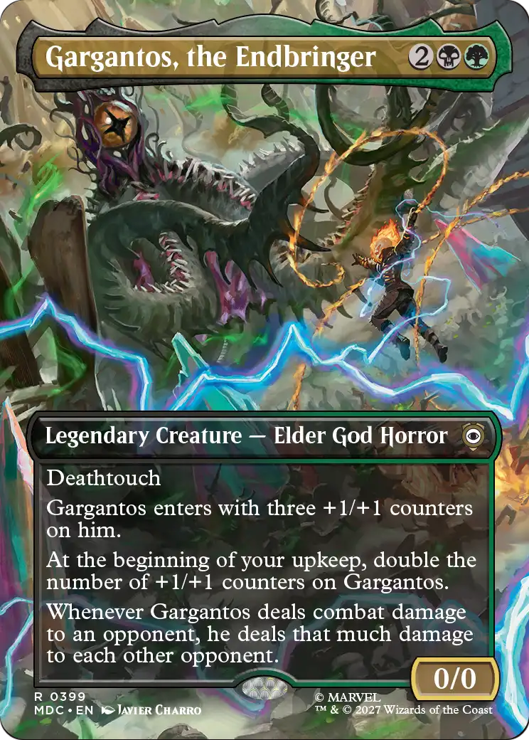 Gargantos, the Endbringer (Borderless) [Marvel: Darkhold Destiny Commander] | Red Claw Gaming