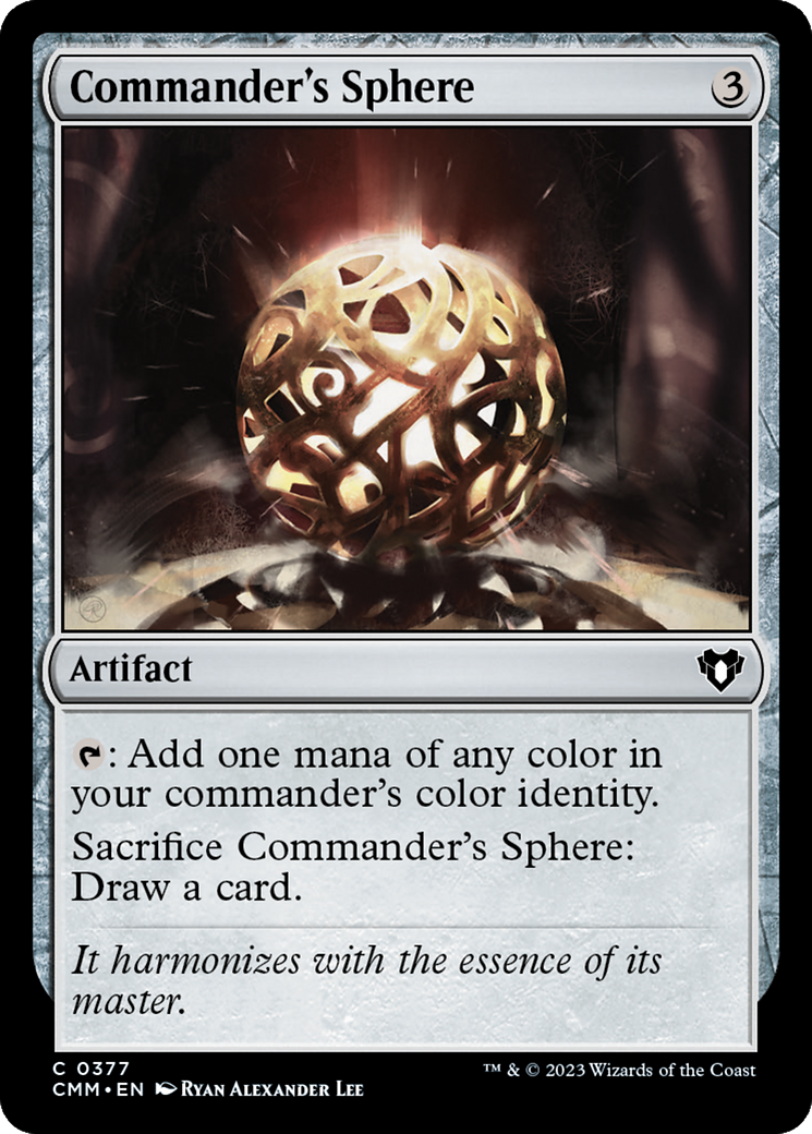 Commander's Sphere [Commander Masters] MTG Single Magic: The Gathering | Red Claw Gaming