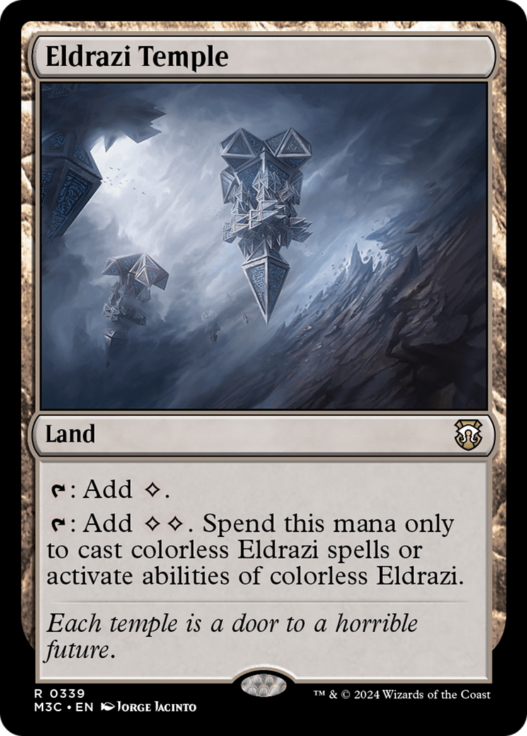 Eldrazi Temple (Ripple Foil) [Modern Horizons 3 Commander] MTG Single Magic: The Gathering | Red Claw Gaming