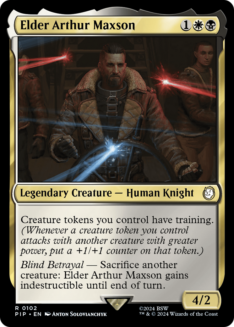 Elder Arthur Maxson [Fallout] MTG Single Magic: The Gathering | Red Claw Gaming