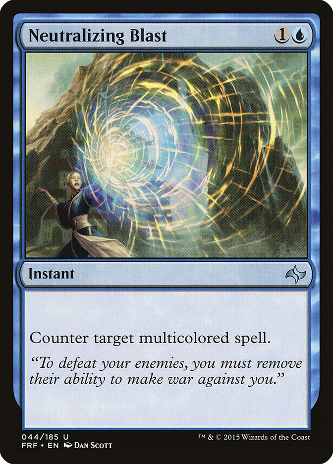 Neutralizing Blast [Fate Reforged] MTG Single Magic: The Gathering | Red Claw Gaming
