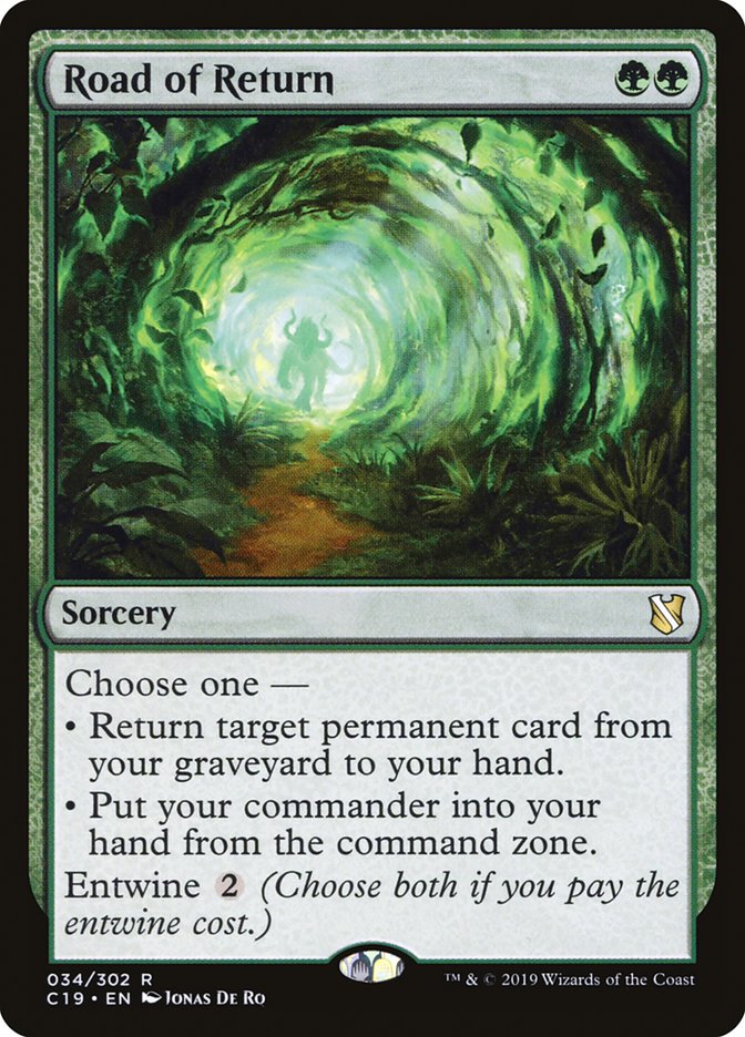 Road of Return [Commander 2019] MTG Single Magic: The Gathering | Red Claw Gaming