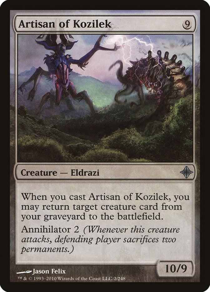 Artisan of Kozilek [Rise of the Eldrazi] MTG Single Magic: The Gathering | Red Claw Gaming
