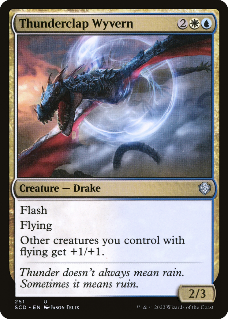 Thunderclap Wyvern [Starter Commander Decks] MTG Single Magic: The Gathering | Red Claw Gaming