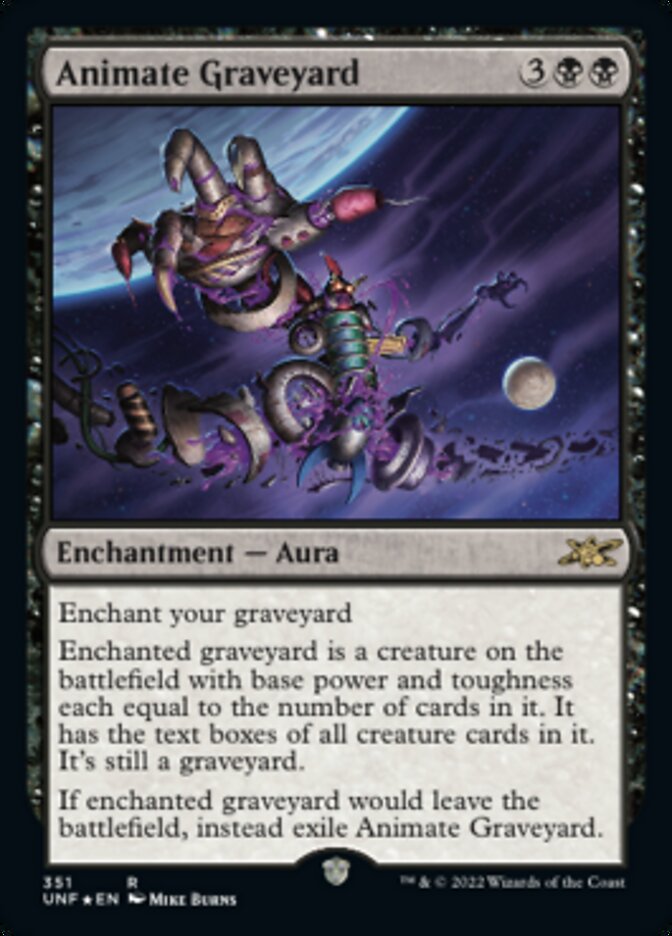 Animate Graveyard (Galaxy Foil) [Unfinity] | Red Claw Gaming