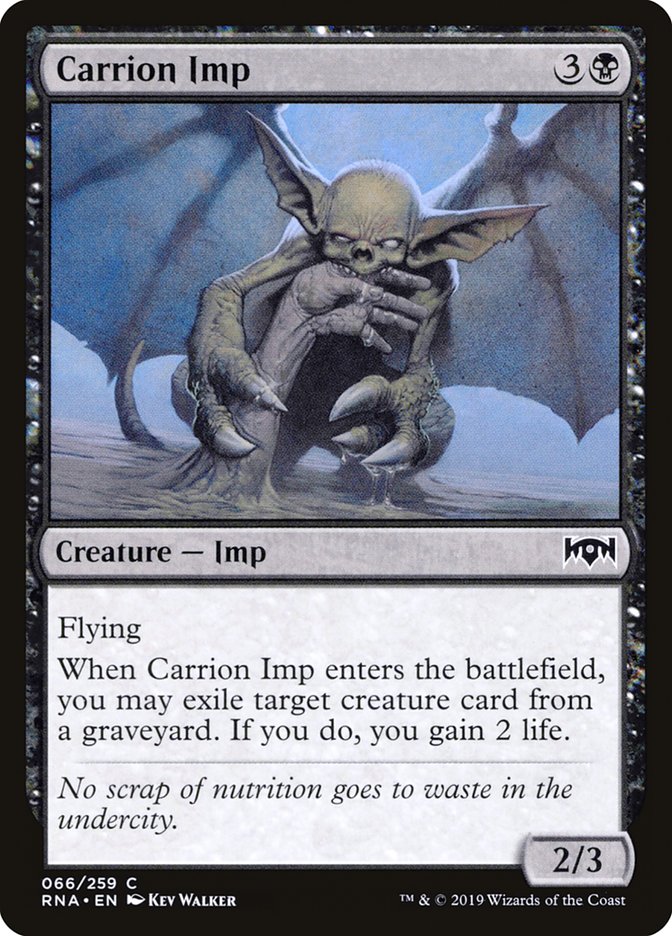 Carrion Imp [Ravnica Allegiance] MTG Single Magic: The Gathering | Red Claw Gaming