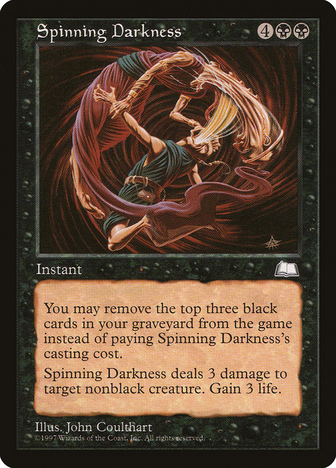 Spinning Darkness [Weatherlight] MTG Single Magic: The Gathering | Red Claw Gaming