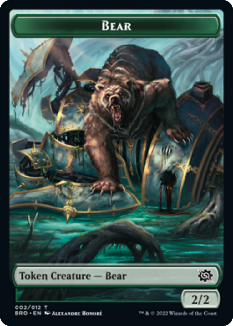 Bear Token [The Brothers' War Tokens] MTG Single Magic: The Gathering | Red Claw Gaming