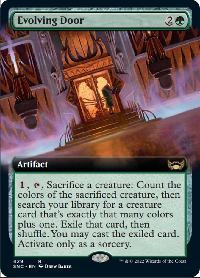 Evolving Door (Extended Art) [Streets of New Capenna] MTG Single Magic: The Gathering | Red Claw Gaming