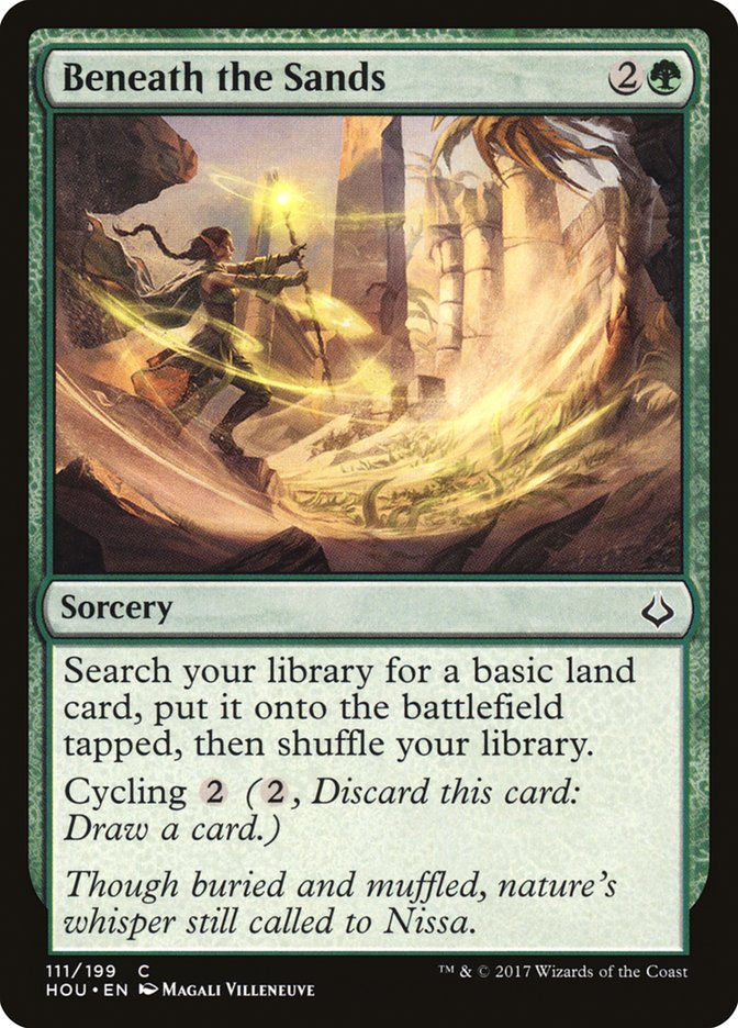Beneath the Sands [Hour of Devastation] MTG Single Magic: The Gathering | Red Claw Gaming